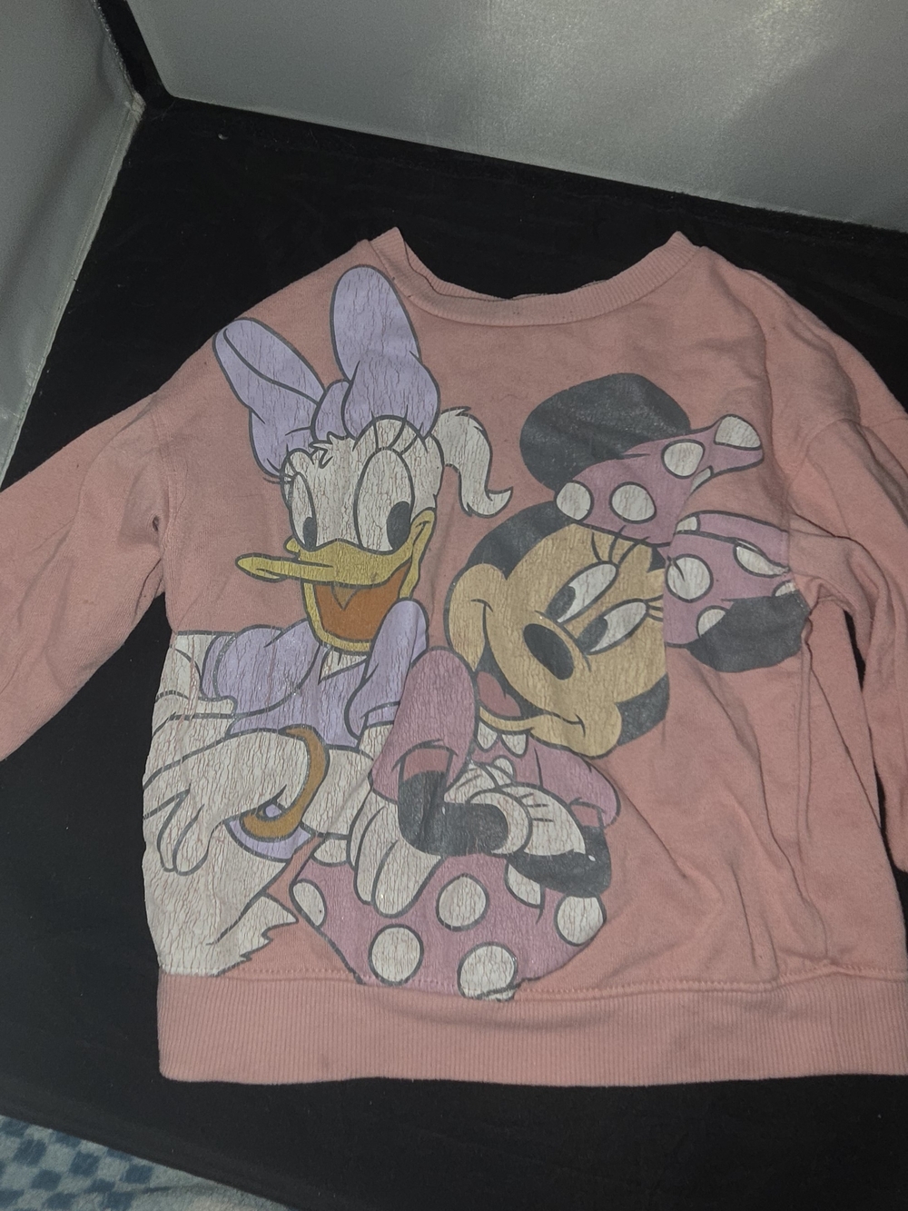 Disney Pink Minnie & Daisy Pullover Sweatshirt 3T